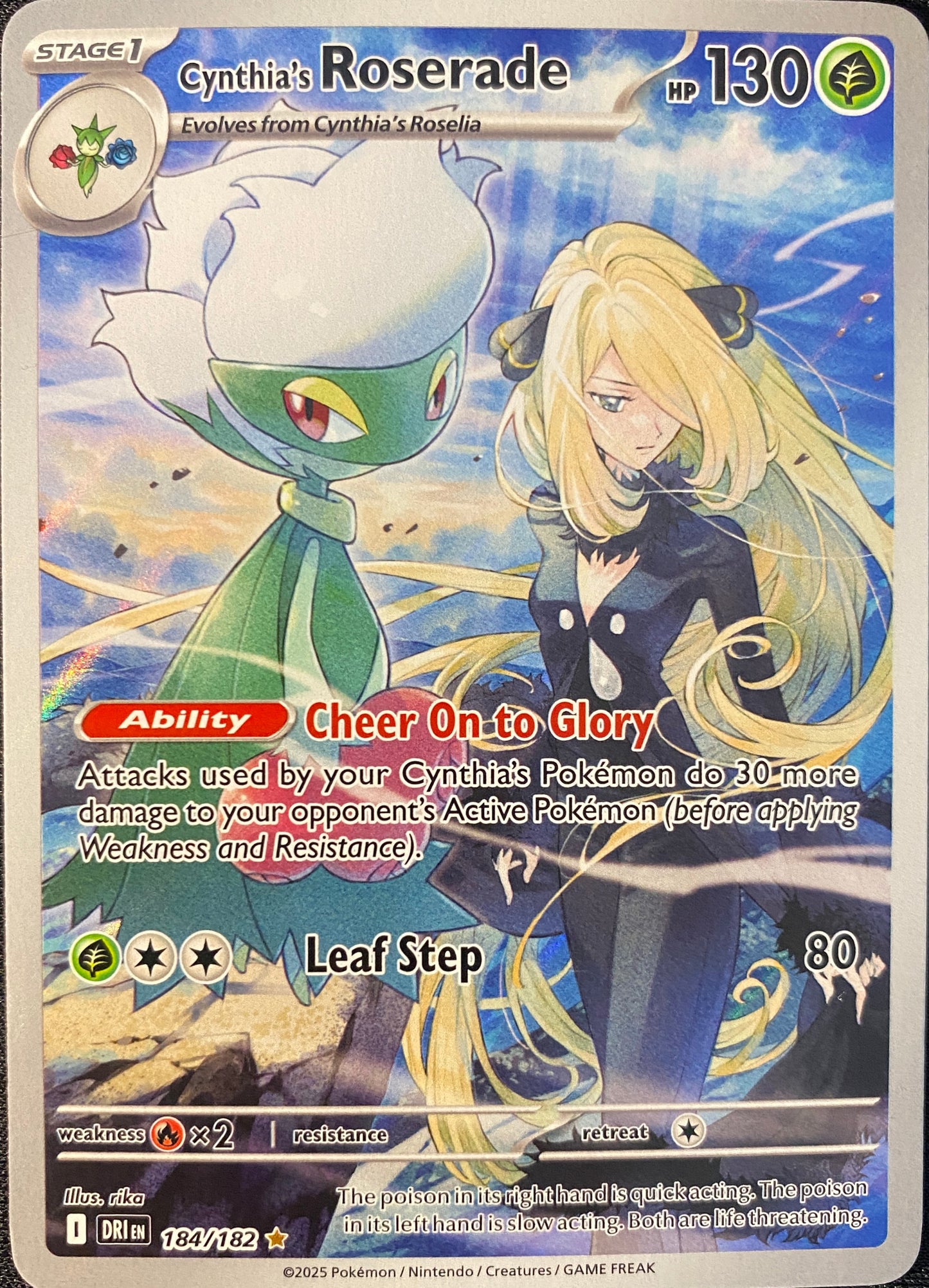 Cynthia's Roserade 184/182