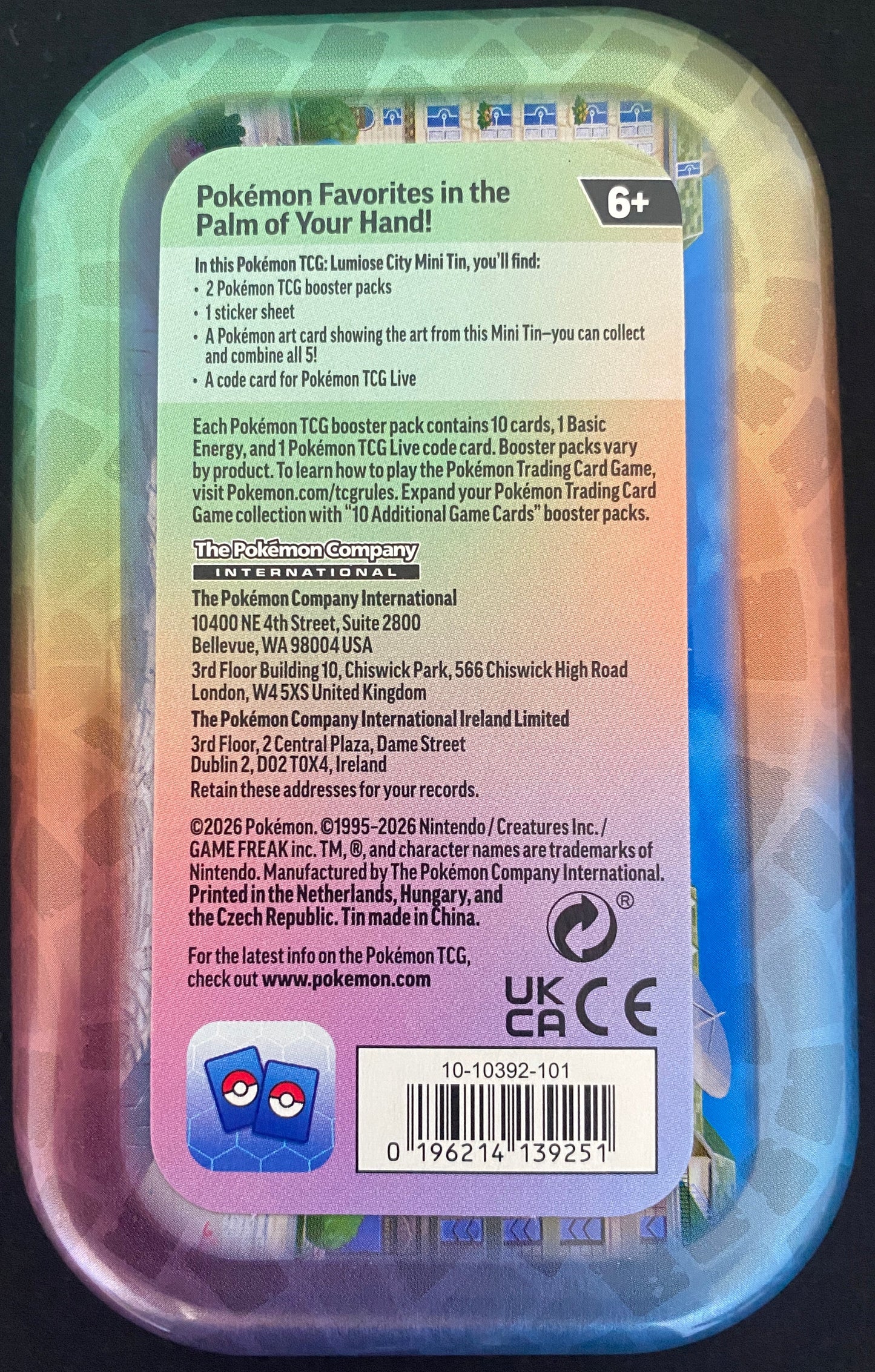 Pokémon TCG: Lumiose City - Mini Tin