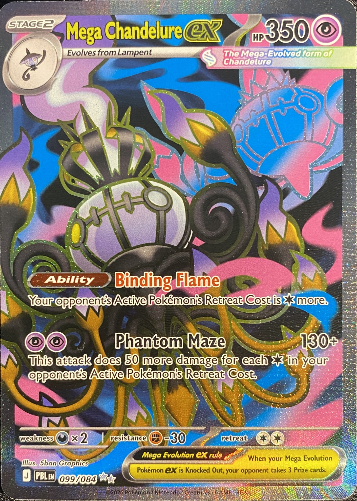 Mega Chandelure ex - 099/084
