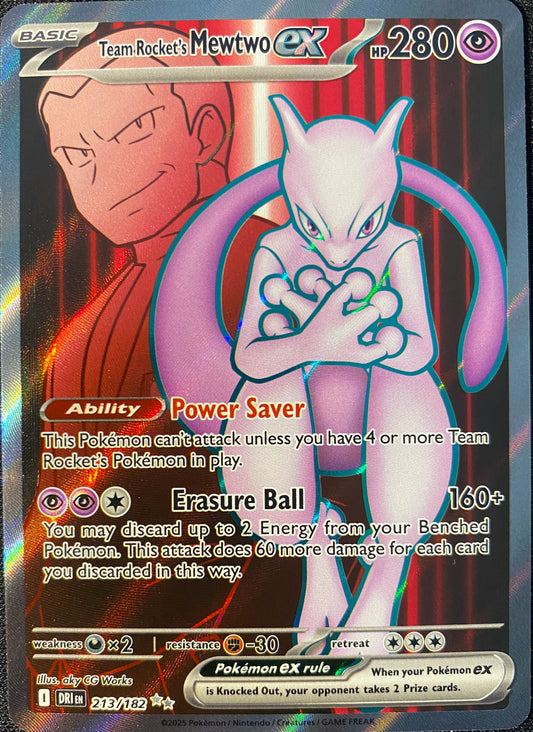 Team Rocket's Mewtwo ex - 213/182