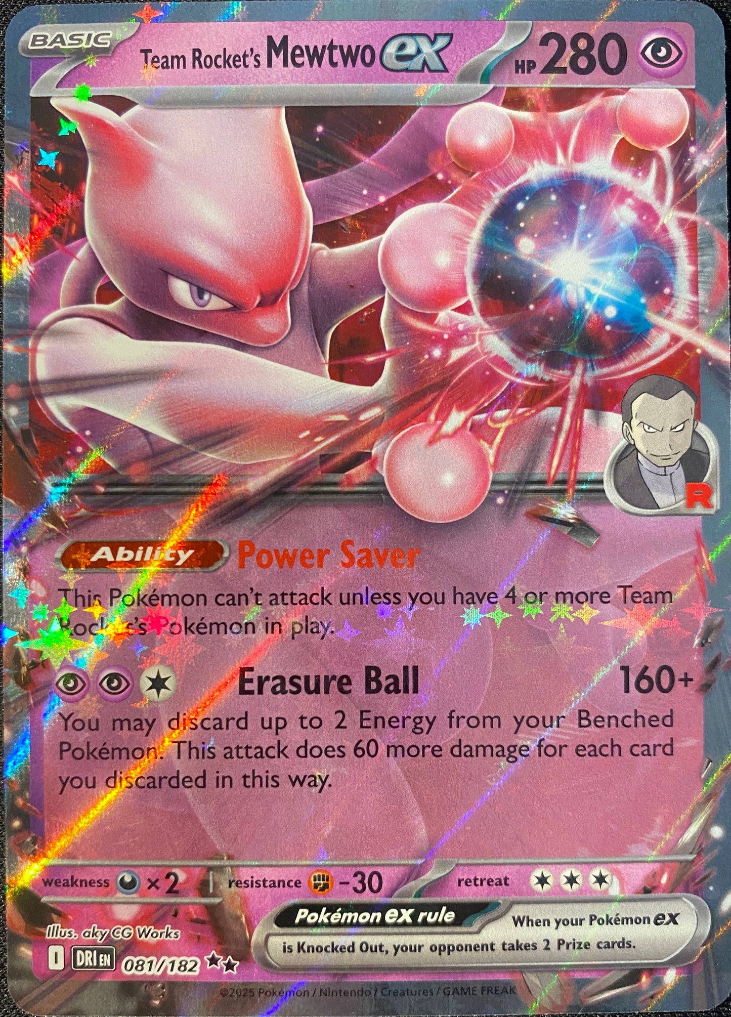 Team Rocket's Mewtwo ex - 081/182