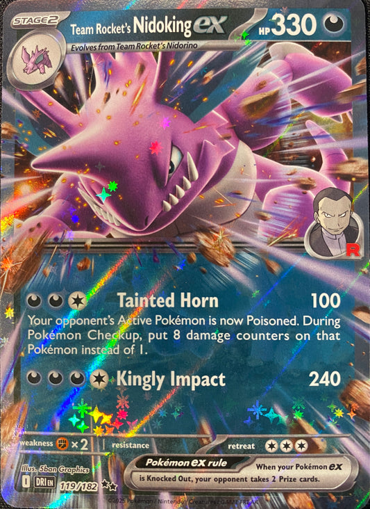 Team Rocket's Nidoking ex - 119/182