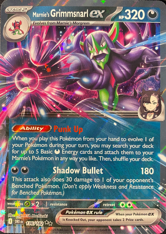 Marnie's Grimmsnarl ex - 136/182