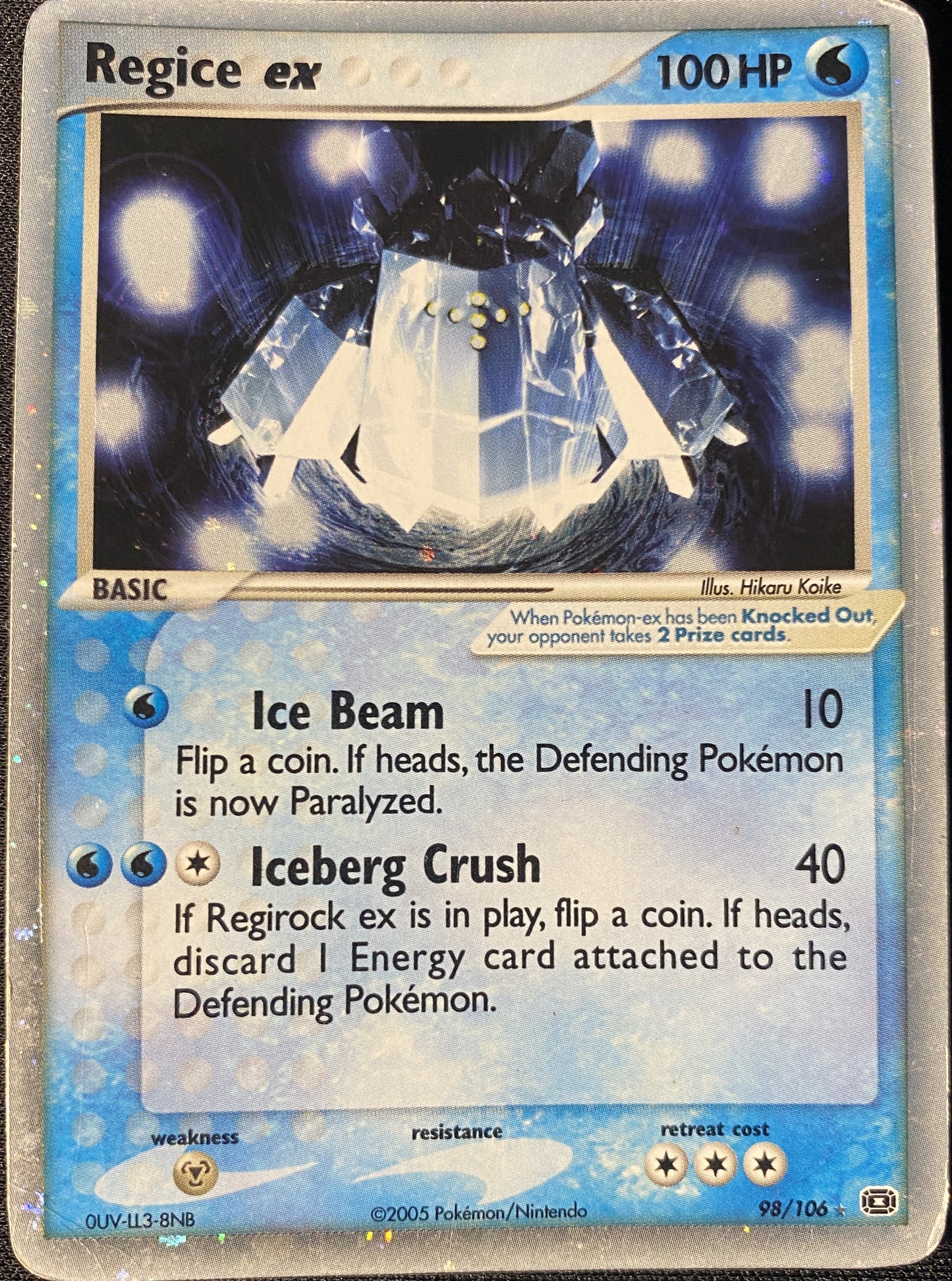 Regice EX - 98/106