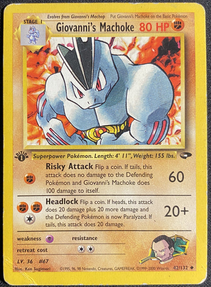 Giovanni's Machoke - 42/132