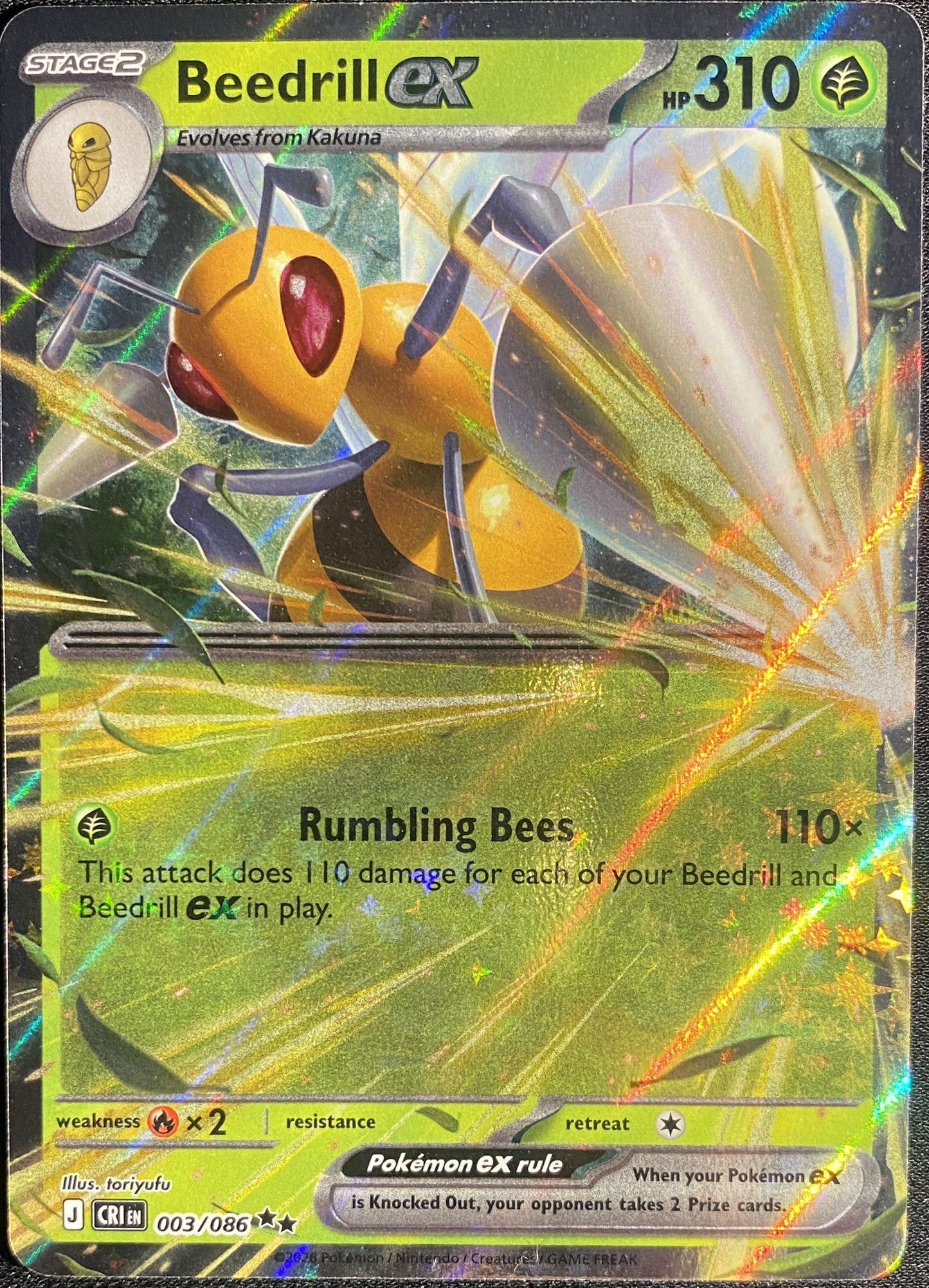 Beedrill ex - 003/086