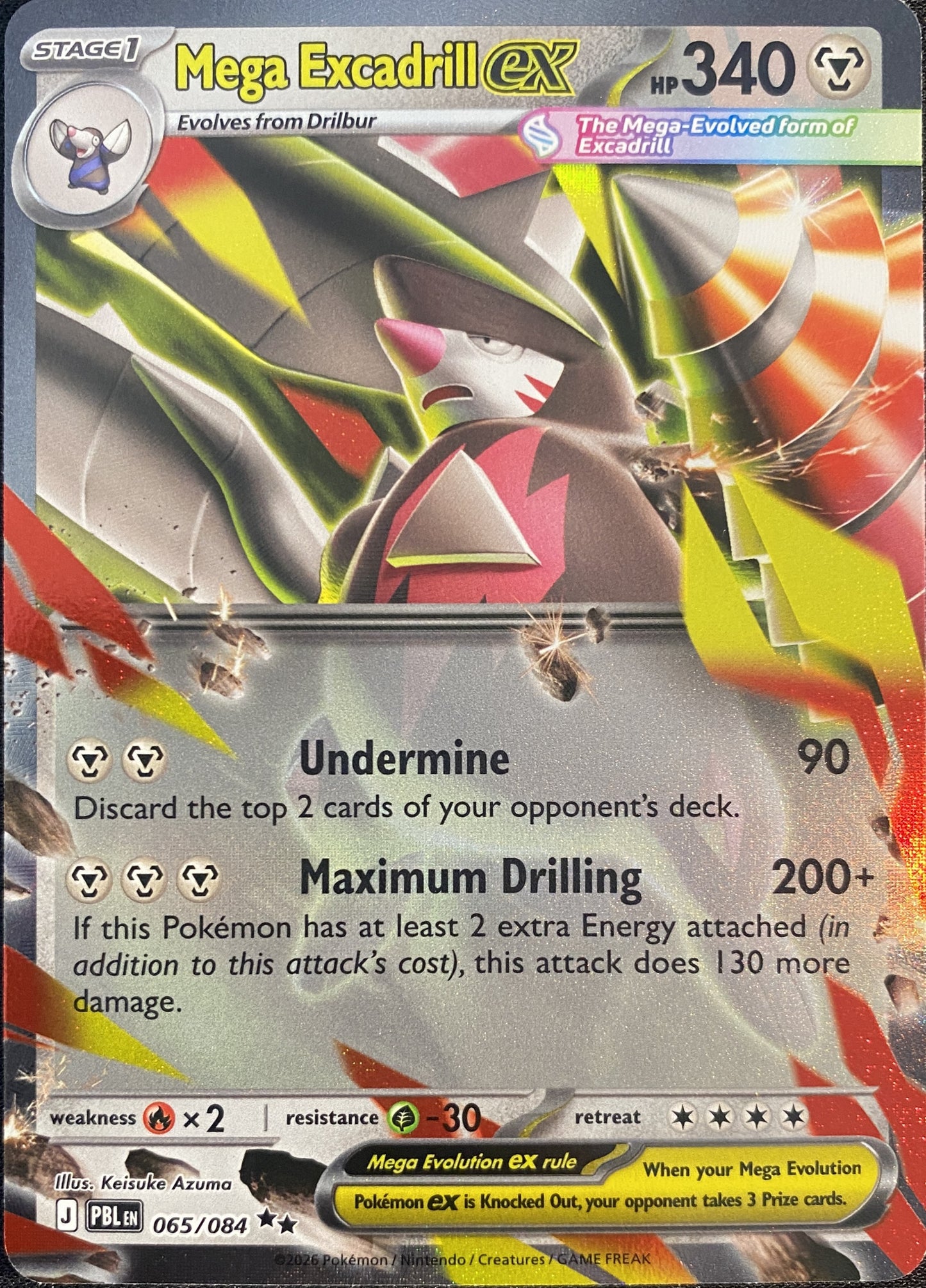 Mega Excadrill ex – 065/084