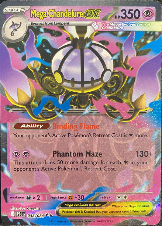 Mega Chandelure ex - 038/084