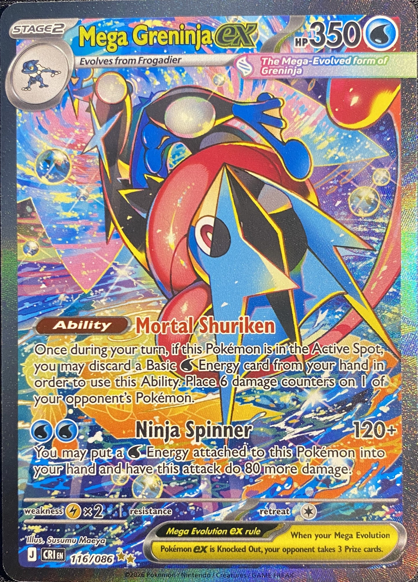 Mega Greninja ex - 116/086